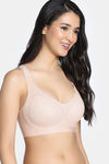 Zivame Freeform Padded Non Wired 3/4Th Coverage Lace Bra - Light Pink — thumbnail 4